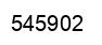 Number 545902 black image