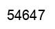 Número 54647 imagen negro