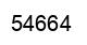 Número 54664 imagen negro