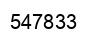 Number 547833 black image