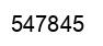 Number 547845 black image