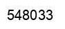 Number 548033 black image