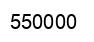 Number 550000 black image