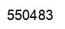 Number 550483 black image