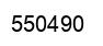 Number 550490 black image