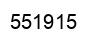 Number 551915 black image