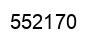 Number 552170 black image