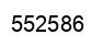 Número 552586 imagen negro