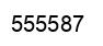 Número 555587 imagen negro