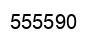Número 555590 imagen negro