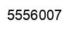 Number 5556007 black image