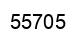 Número 55705 imagen negro