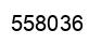 Number 558036 black image