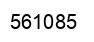 Number 561085 black image
