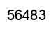 Number 56483 black image