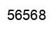 Number 56568 black image