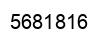 Number 5681816 black image