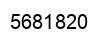 Number 5681820 black image