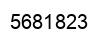 Number 5681823 black image