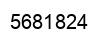 Number 5681824 black image