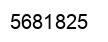 Number 5681825 black image