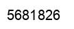 Number 5681826 black image