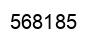 Number 568185 black image