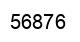 Number 56876 black image
