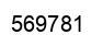 Number 569781 black image