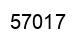 Number 57017 black image