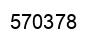 Number 570378 black image