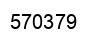 Number 570379 black image