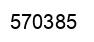 Number 570385 black image