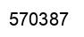 Number 570387 black image