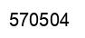 Number 570504 black image