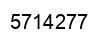 Number 5714277 black image
