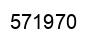 Number 571970 black image