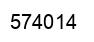 Number 574014 black image