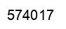 Number 574017 black image