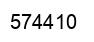 Number 574410 black image