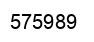 Número 575989 imagen negro