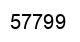 Número 57799 imagen negro