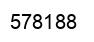 Number 578188 black image