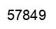 Number 57849 black image