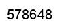 Number 578648 black image