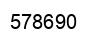 Número 578690 imagen negro
