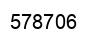 Number 578706 black image