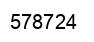 Number 578724 black image