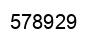 Número 578929 imagen negro