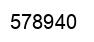 Number 578940 black image